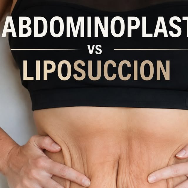 Abdominoplastie et liposuccion, différences
