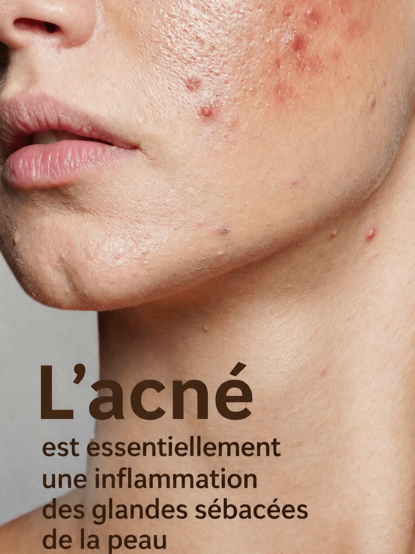 Acné glandes sébacées inflammation causes solutions