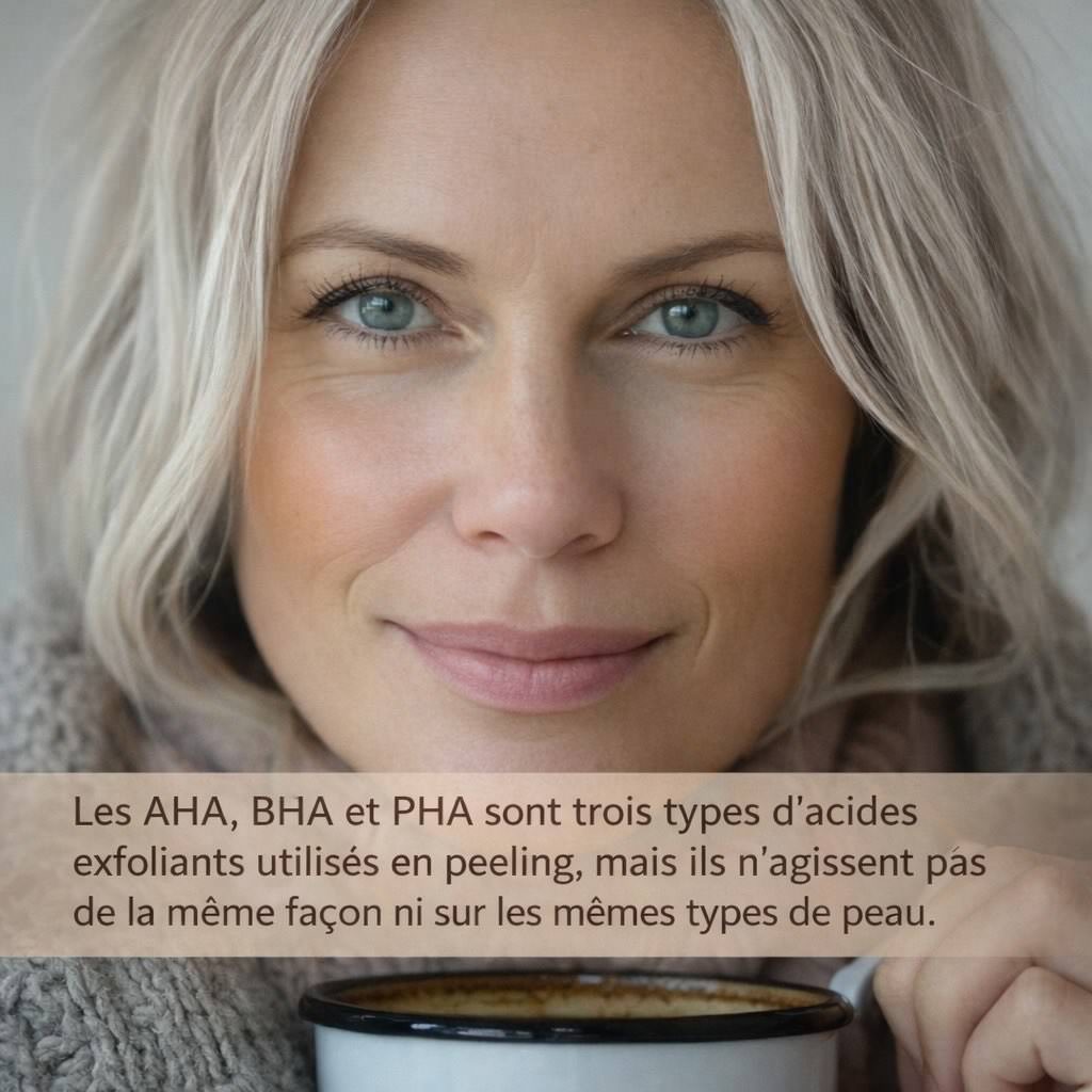 AHA BHA PHA acides exfoliants différences types de peau