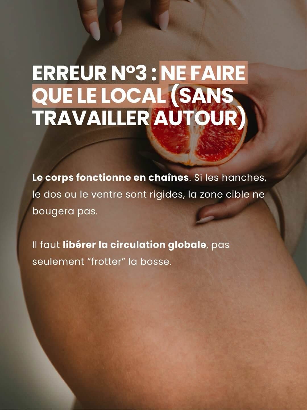 Cellulite erreur 3 : négliger la circulation