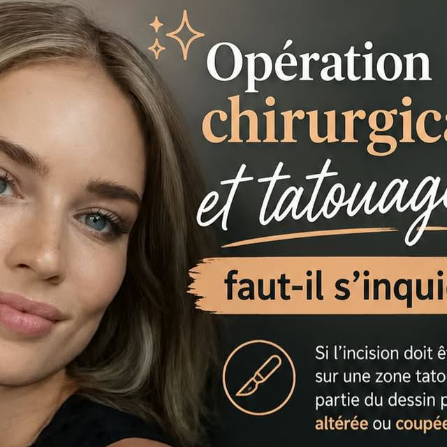 Chirurgie tatouage anesthésie cicatrice précautions