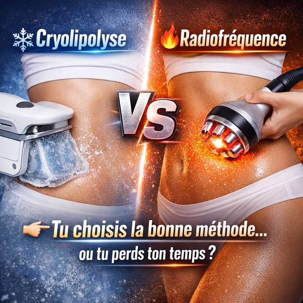 Cryolipolyse vs radiofréquence comparatif silhouette