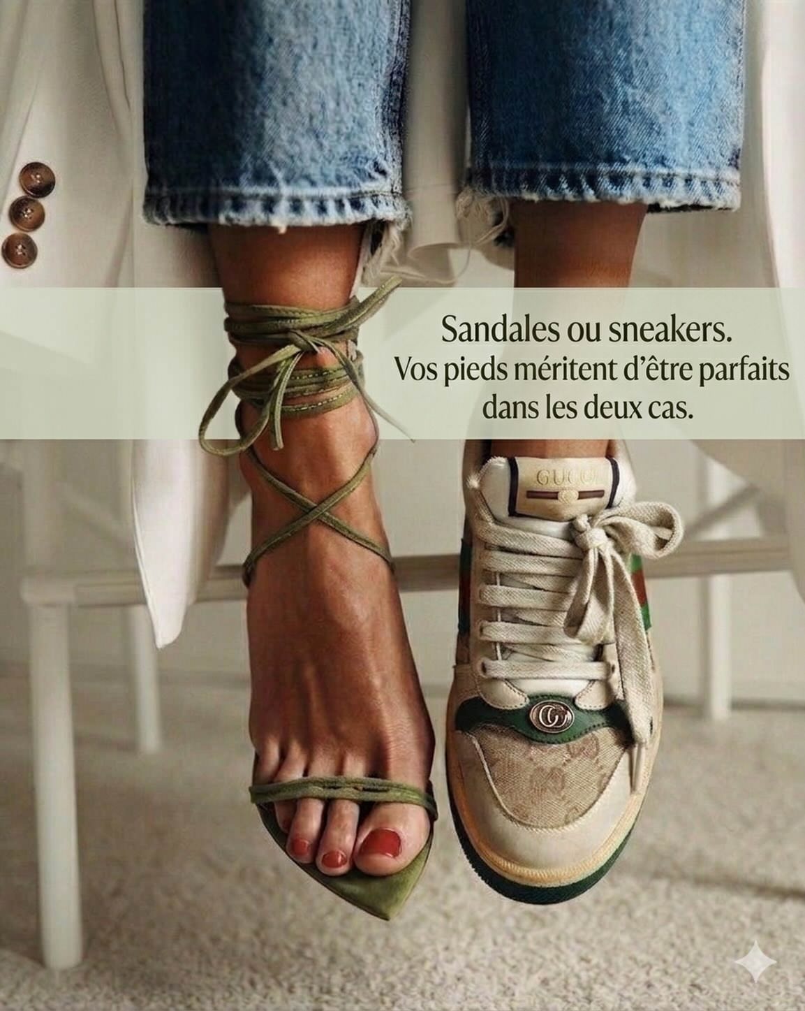 Pédicure — soins des pieds esthétique et santé