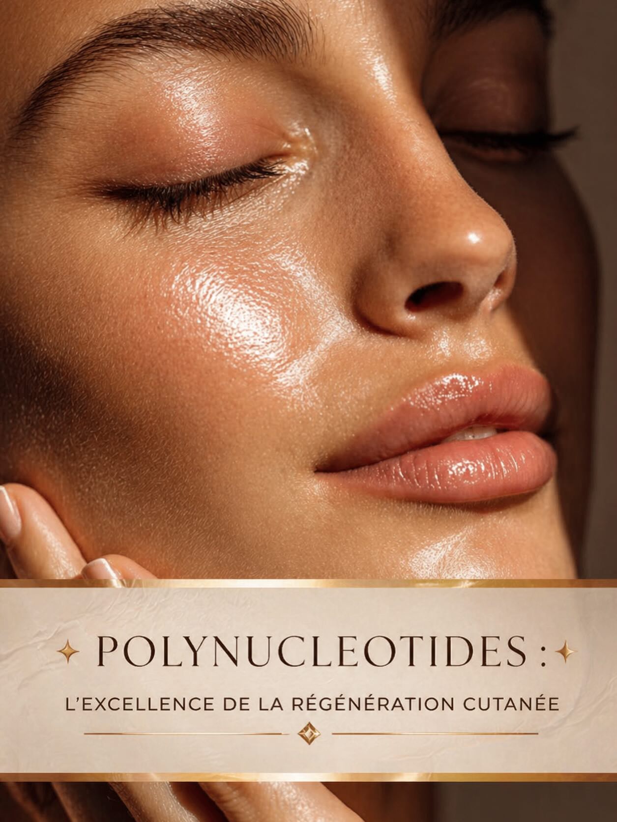 Polynucléotides régénération cutanée soin visage