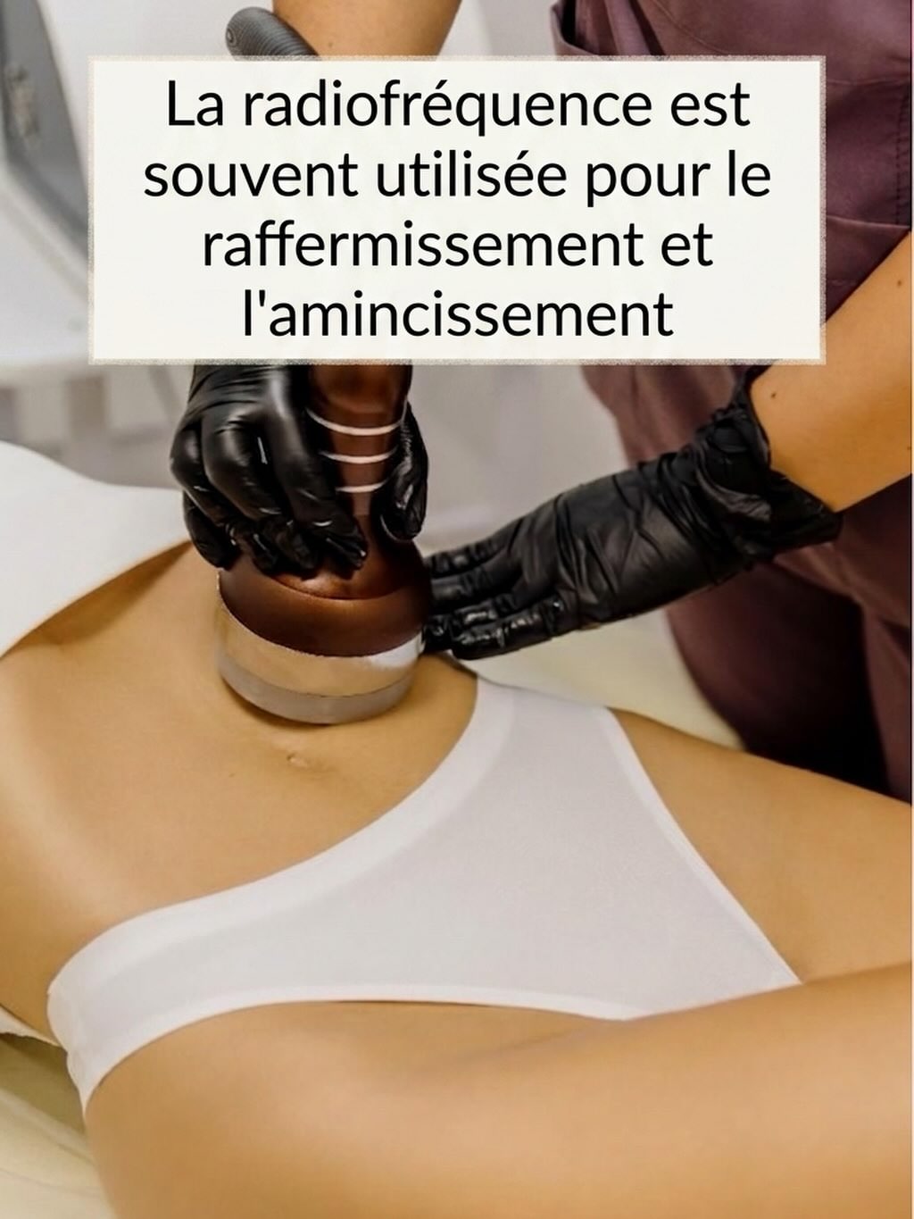 Radiofréquence action graisse raffermissement peau