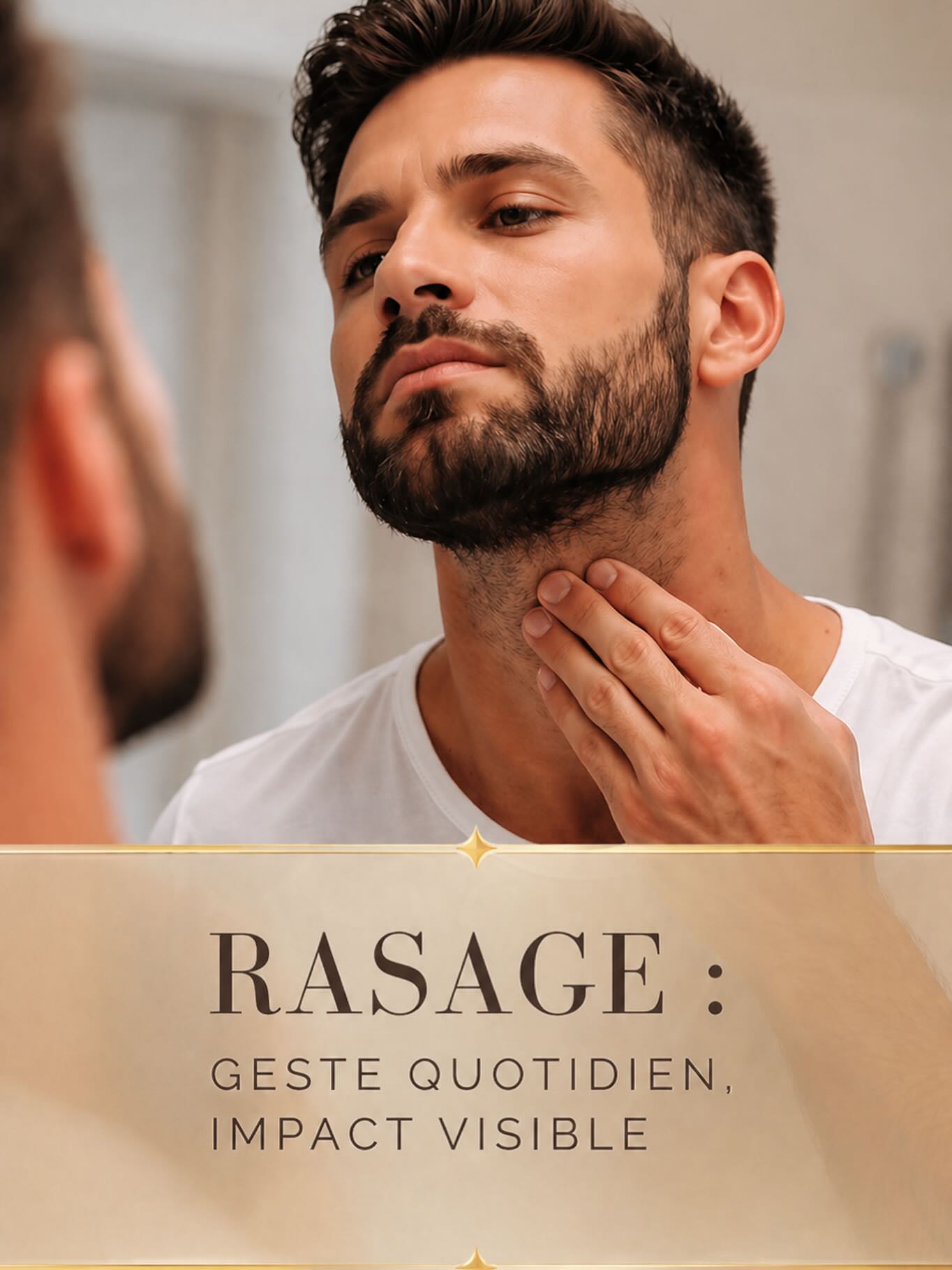 Rasage homme soin peau barbe hydratation